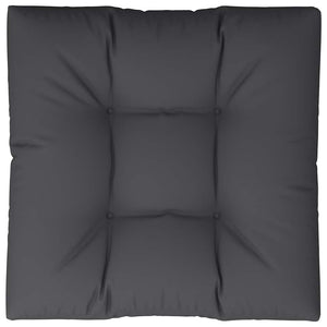 Μαξιλάρι Καναπέ Παλέτας Μαύρο 70 x 70 x 12 εκ.