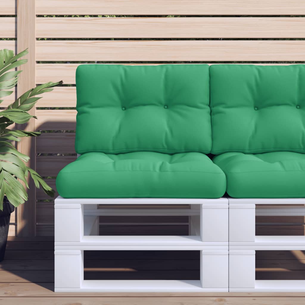 Μαξιλάρι Παλέτας Πράσινο 50 x 40 x 12 εκ. από Ύφασμα