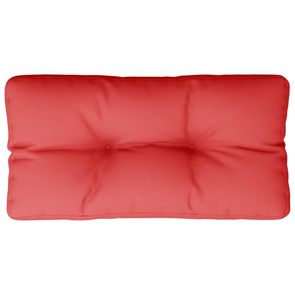 Μαξιλάρι Παλέτας Κόκκινο 80 x 40 x 12 εκ. Υφασμάτινο