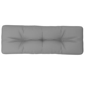 Μαξιλάρι Παλέτας Γκρι 120 x 40 x 12 εκ. Υφασμάτινο - Pakobazaar