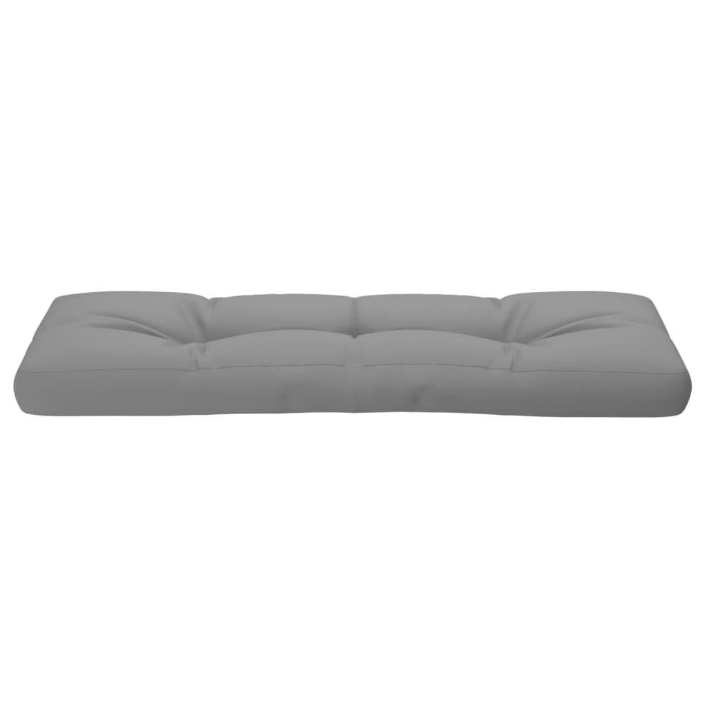 Μαξιλάρι Παλέτας Γκρι 120 x 40 x 12 εκ. Υφασμάτινο