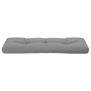 Μαξιλάρι Παλέτας Γκρι 120 x 40 x 12 εκ. Υφασμάτινο - Pakobazaar