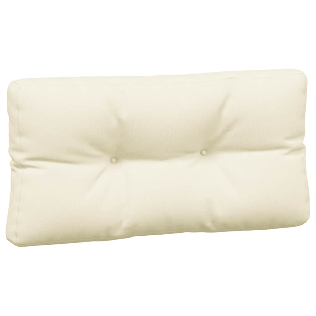 Μαξιλάρια Παλέτας 5 τεμ. Κρεμ Υφασμάτινα