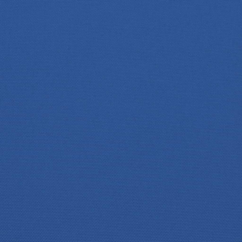 Μαξιλάρια Παλέτας 2 τεμ. Μπλε Ρουαγιάλ Υφασμάτινα