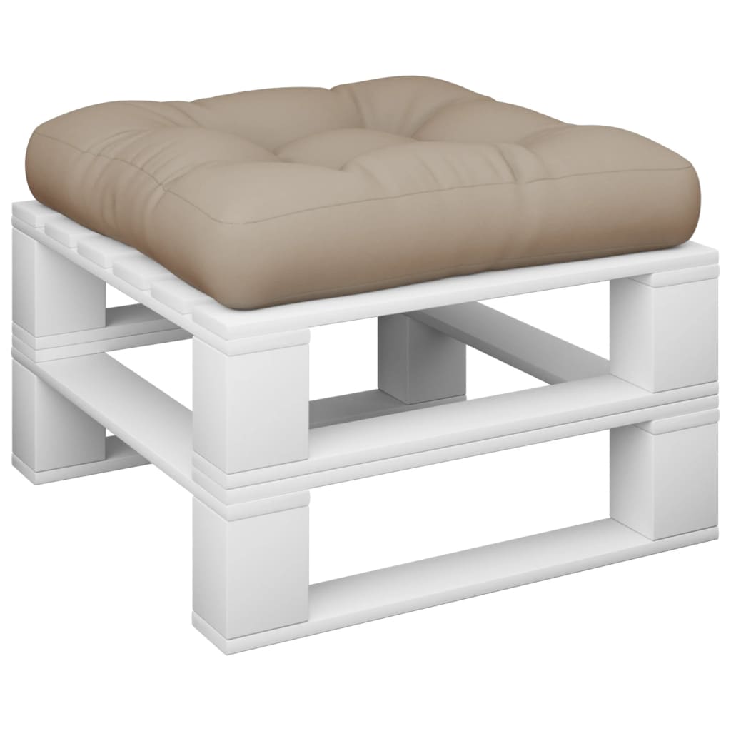 Μαξιλάρι Παλέτας Taupe 58 x 58 x 10 εκ. Υφασμάτινο