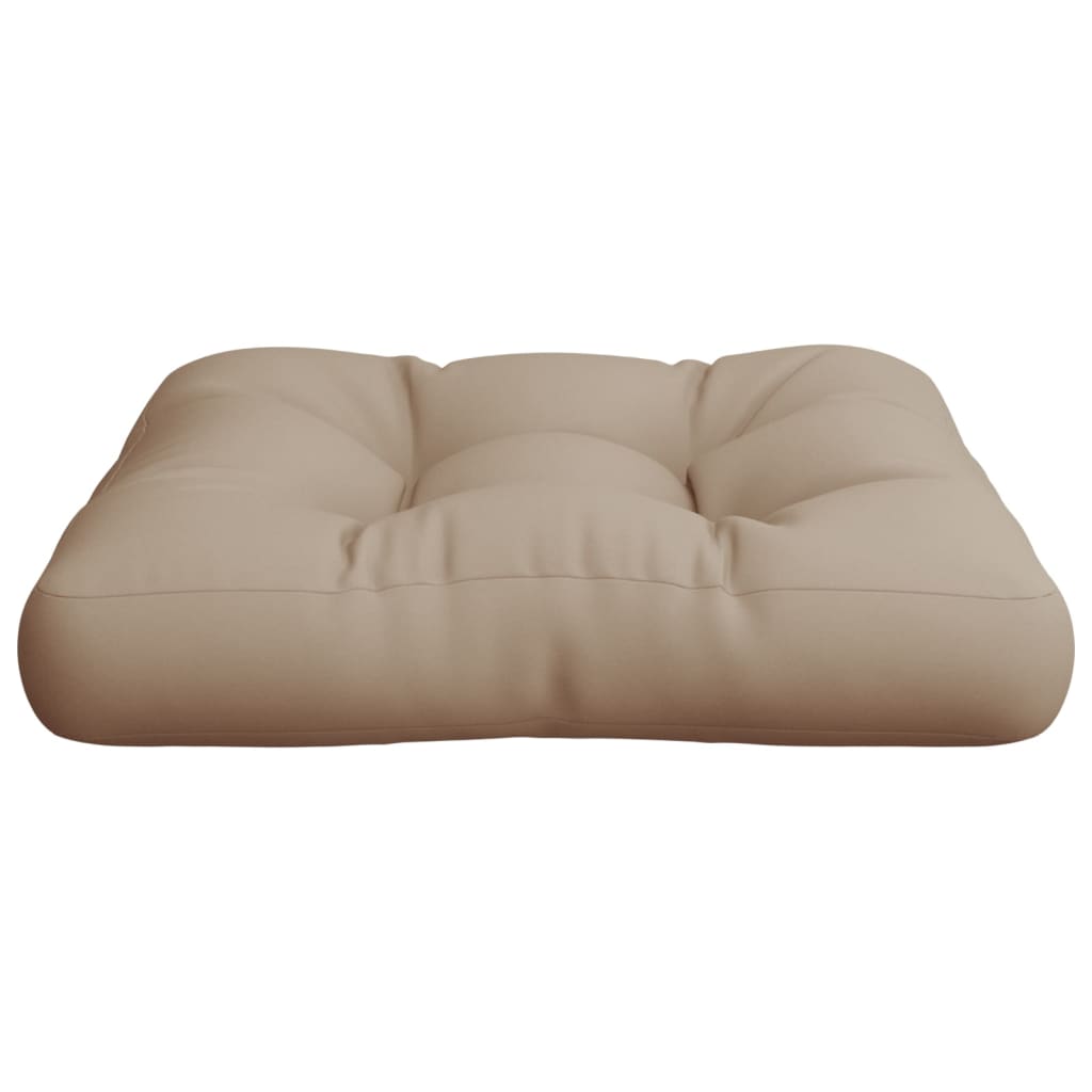 Μαξιλάρι Παλέτας Taupe 58 x 58 x 10 εκ. Υφασμάτινο