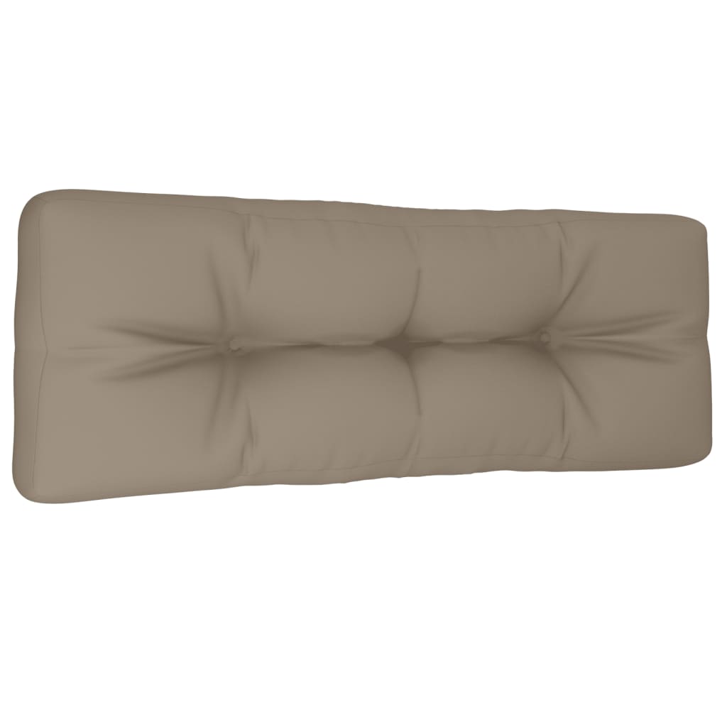 Μαξιλάρι Παλέτας Taupe 120 x 40 x 12 εκ. Υφασμάτινο