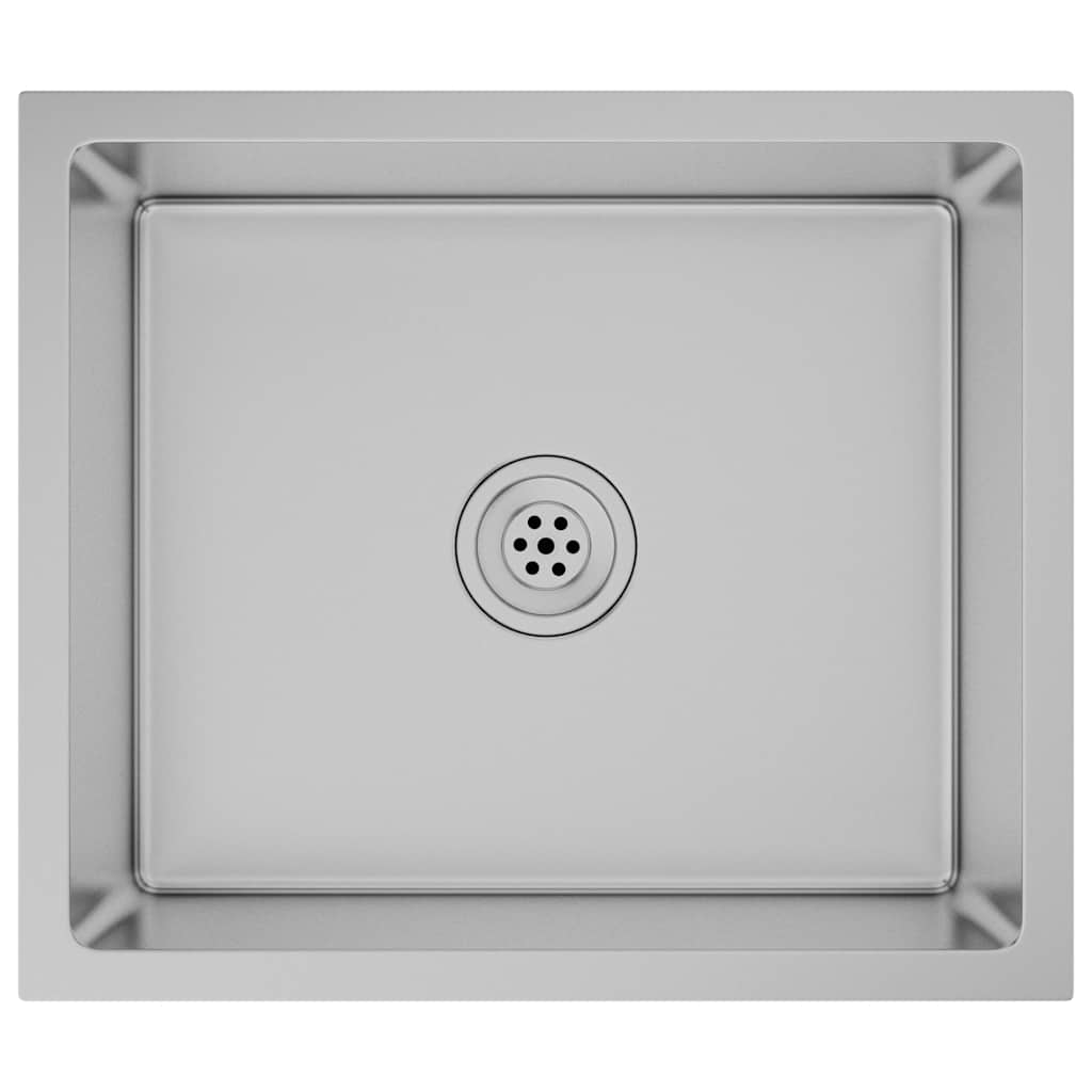 Νεροχύτης Κουζίνας Χειροποίητος από Ανοξείδωτο Ατσάλι - Pakobazaar