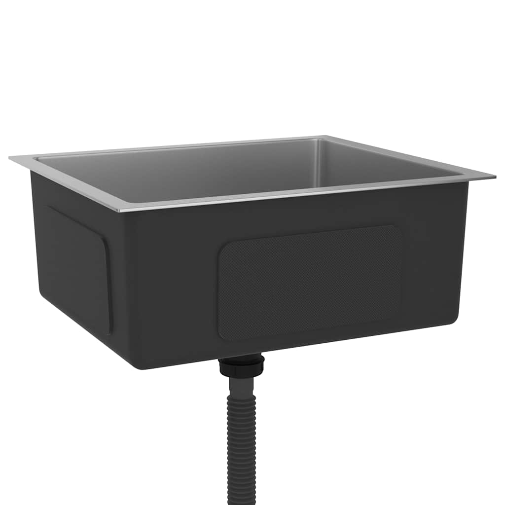 Νεροχύτης Κουζίνας Χειροποίητος από Ανοξείδωτο Ατσάλι - Pakobazaar