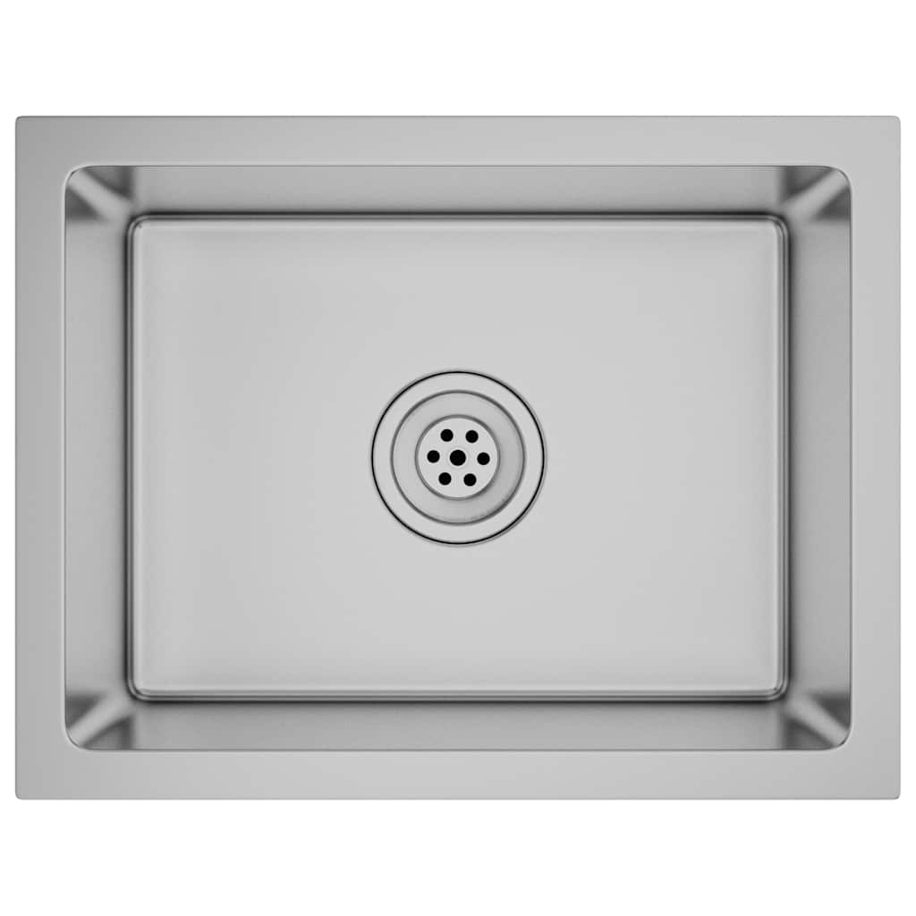 Νεροχύτης Κουζίνας Χειροποίητος από Ανοξείδωτο Ατσάλι - Pakobazaar