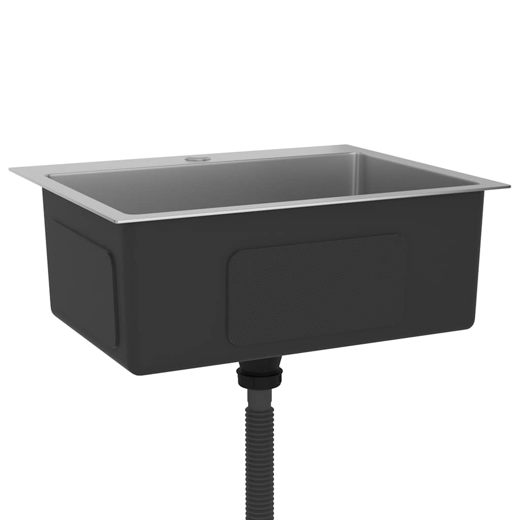 Νεροχύτης Κουζίνας Χειροποίητος από Ανοξείδωτο Ατσάλι - Pakobazaar