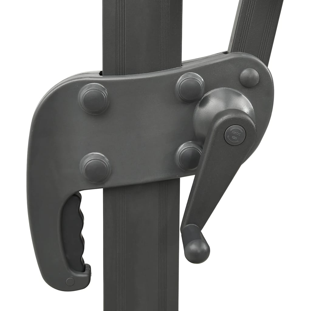 Ομπρέλα Κρεμαστή Κήπου με Διπλή Οροφή Χρώμα Άμμου 400 x 300 εκ.