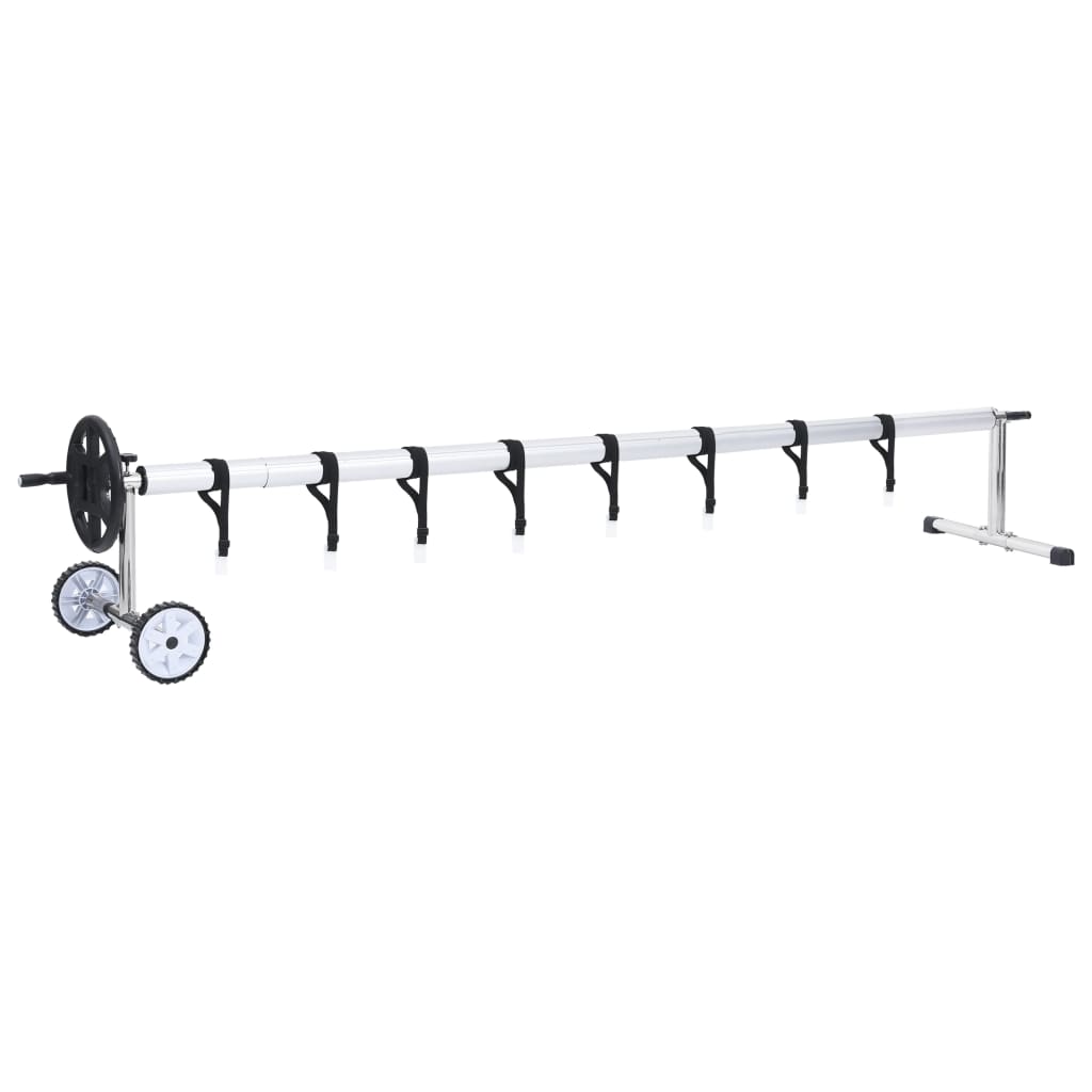 Ρόλερ Καλύμματος Πισίνας με Βάση από Ανοξείδωτο Ατσάλι - Pakobazaar