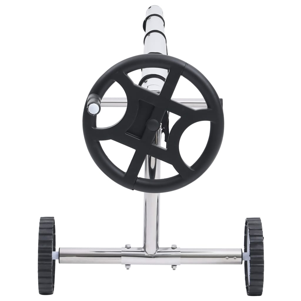 Ρόλερ Καλύμματος Πισίνας με Βάση από Ανοξείδωτο Ατσάλι - Pakobazaar