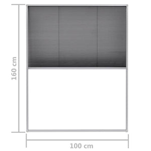Σήτα Παραθύρου Πλισέ 100 x 160 εκ. Αλουμινίου