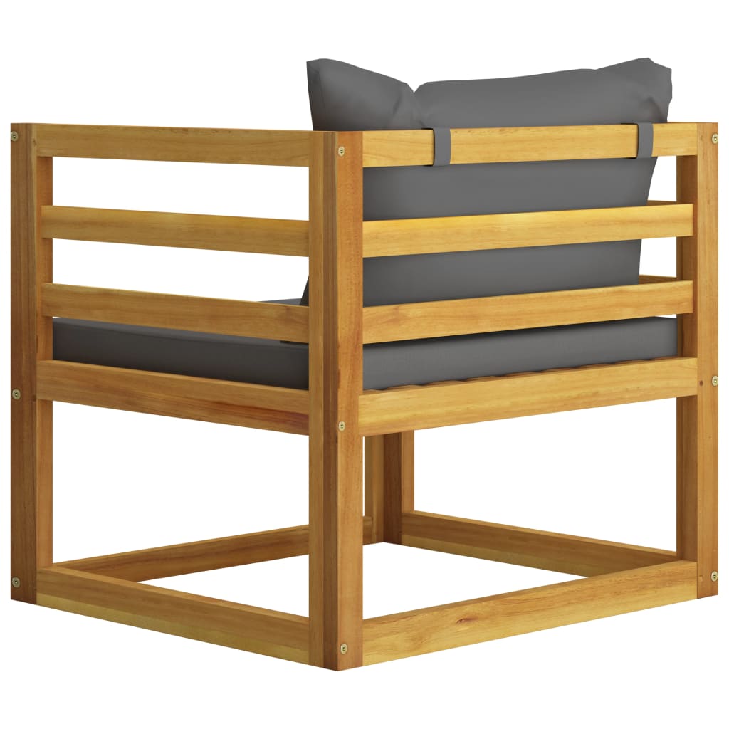 Σαλόνι Κήπου 5 Τεμαχίων από Μασίφ Ξύλο Ακακίας με Μαξιλάρια - PAKOBAZAAR