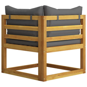 Σαλόνι Κήπου 8 Τεμαχίων από Μασίφ Ξύλο Ακακίας με Μαξιλάρια - PAKOBAZAAR