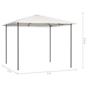 Κιόσκι Κρεμ 3 x 3 x 2,6 μ. 160 γρ./μ²