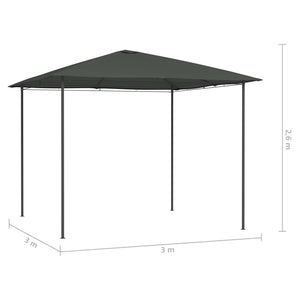 Κιόσκι Ανθρακί 3 x 3 x 2,6 μ. 160 γρ./μ² - Pakobazaar