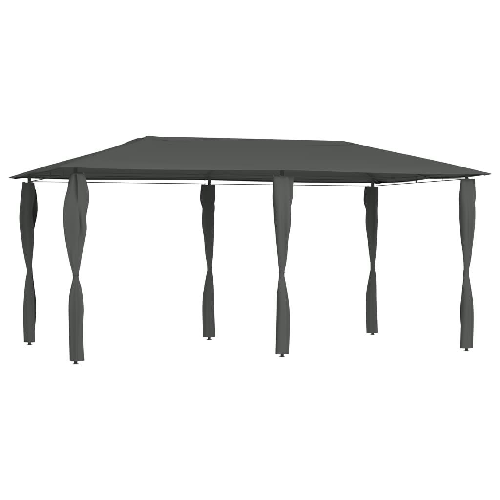 Κιόσκι με Καλύμματα Στύλων Ανθρακί 2,98x5,3x2,59 μ. 160 γρ./μ²