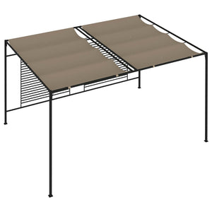 Κιόσκι Γκρι / Μπεζ 3 x 4 x 2,3 εκ. 180 γρ./μ² με Συρόμενη Οροφή