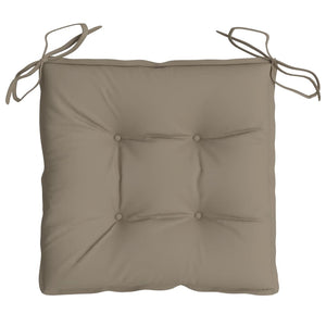 Μαξιλάρια Καρέκλας Κήπου 2 τεμ. Taupe 40x40x7 εκ. Υφασμάτινα