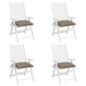 Μαξιλάρια Καρέκλας Κήπου 4 τεμ. Taupe 50x50x7 εκ. Oxford Ύφασμα