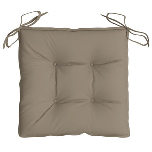 Μαξιλάρια Καρέκλας Κήπου 4 τεμ. Taupe 50x50x7 εκ. Oxford Ύφασμα