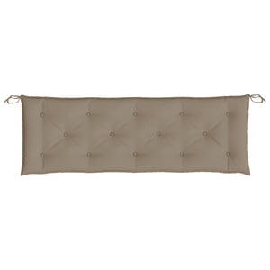 Μαξιλάρι Πάγκου Κήπου Taupe 150x50x7 εκ. Ύφασμα Oxford