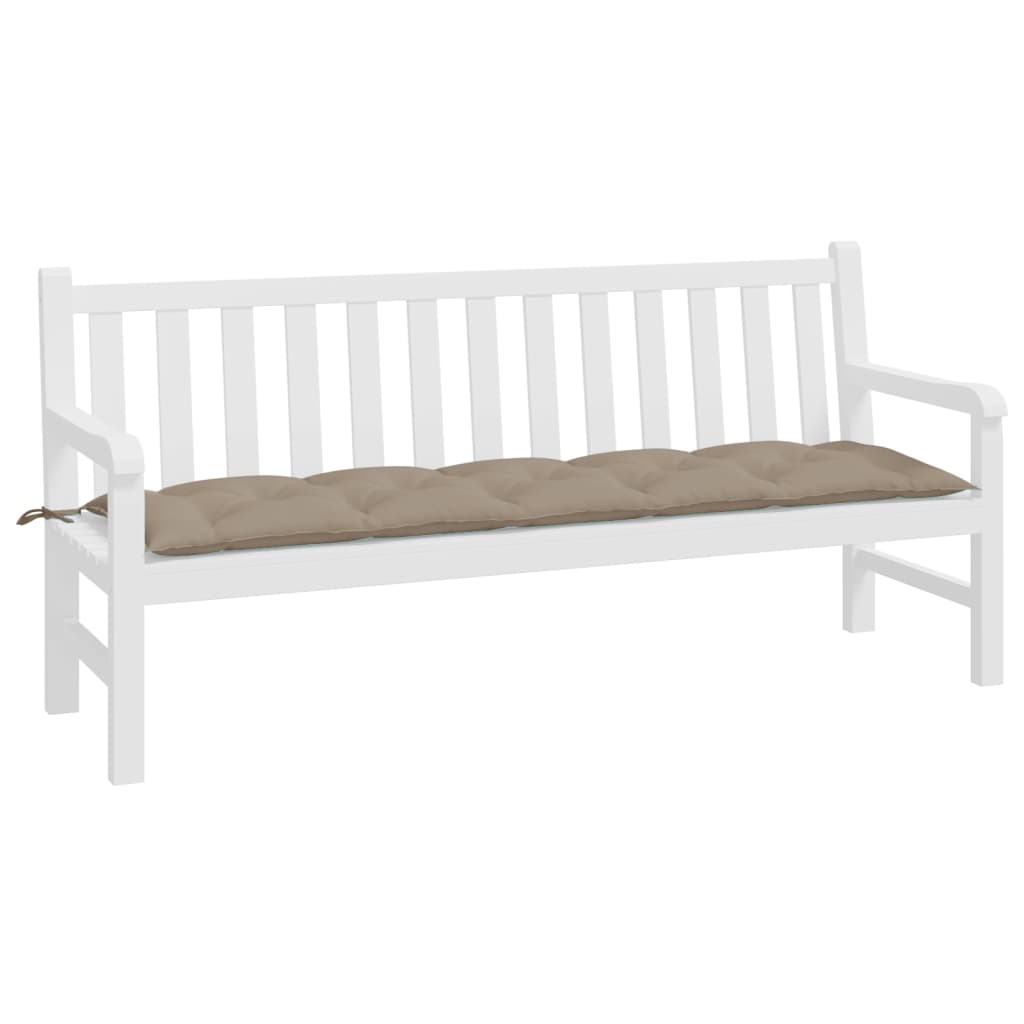 Μαξιλάρι Πάγκου Κήπου Taupe 180x50x7 εκ. Ύφασμα Oxford
