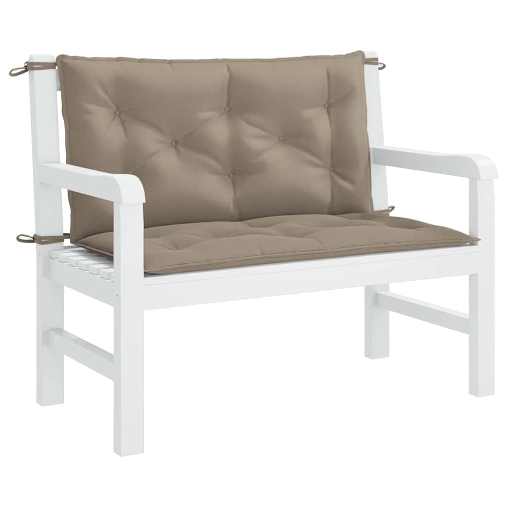 Μαξιλάρι Πάγκου Κήπου Taupe 100x(50+50)x7 εκ. Ύφασμα Oxford