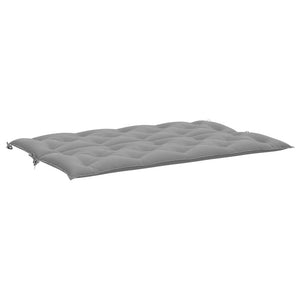 Μαξιλάρι Πάγκου Κήπου Γκρι 150x(50+50)x7 εκ. Ύφασμα Oxford
