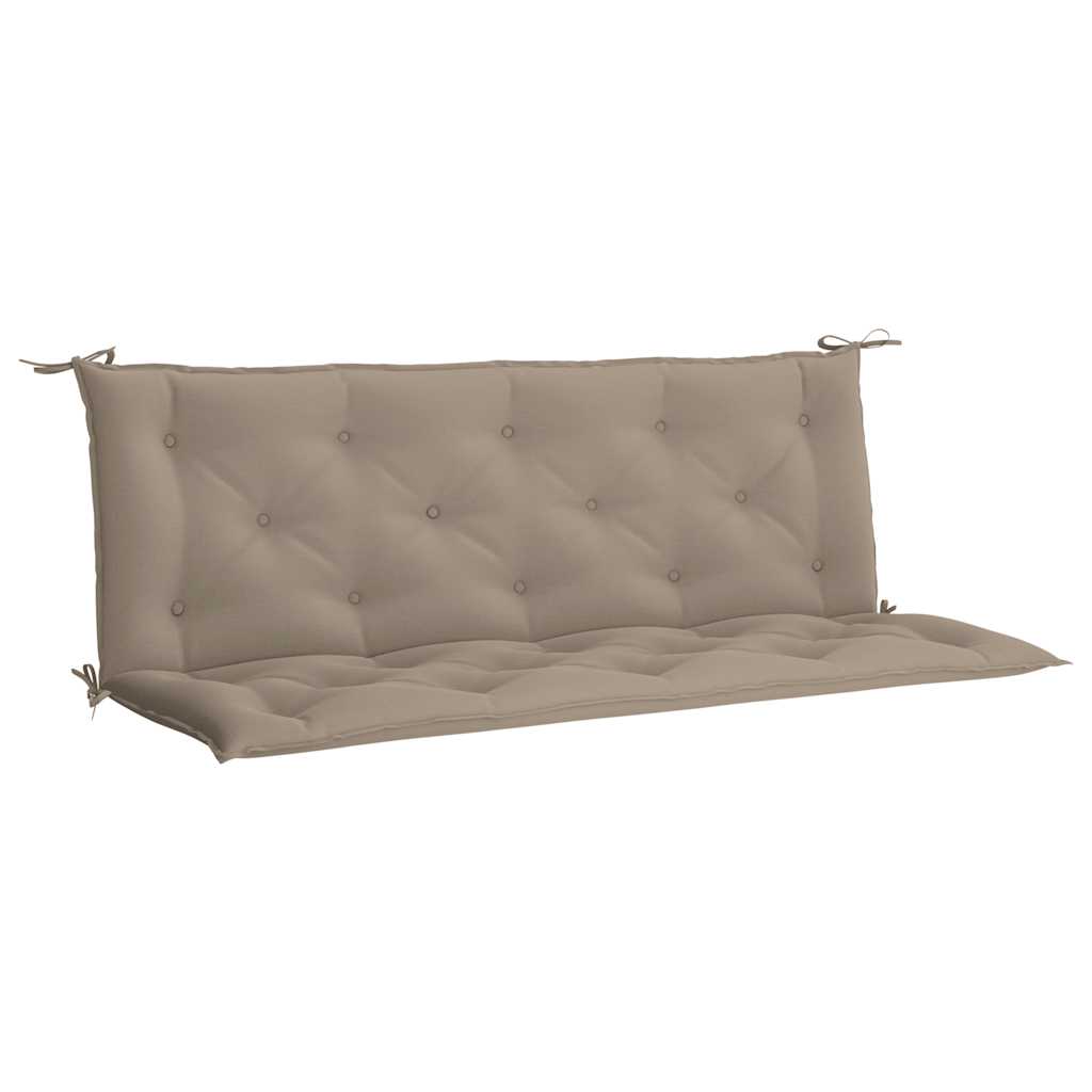 Μαξιλάρι Πάγκου Κήπου Taupe 150x(50+50)x7 εκ. Ύφασμα Oxford