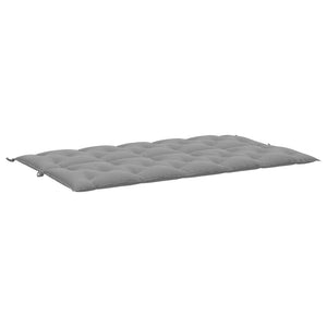 Μαξιλάρι Πάγκου Κήπου Γκρι 180x(50+50)x7 εκ. Ύφασμα Oxford