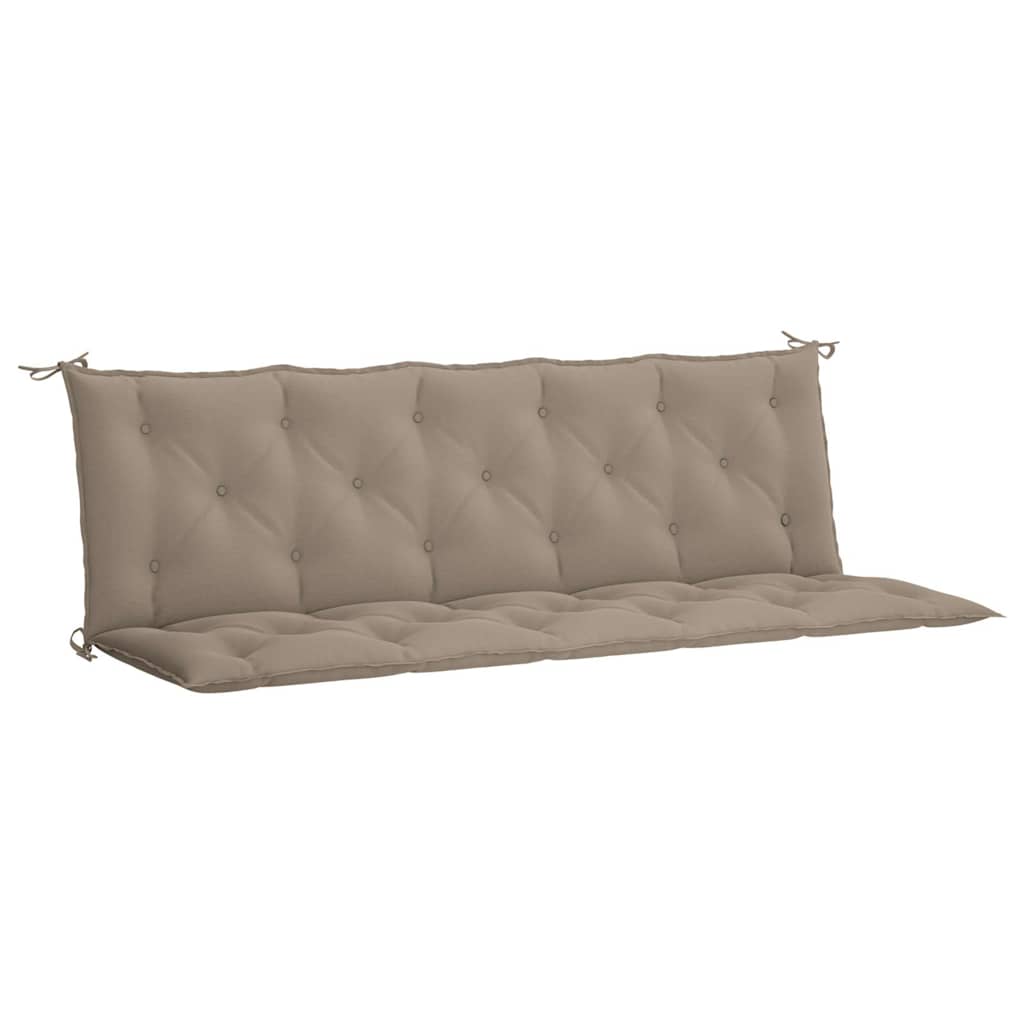 Μαξιλάρι Πάγκου Κήπου Taupe 180x(50+50)x7 εκ. Ύφασμα Oxford