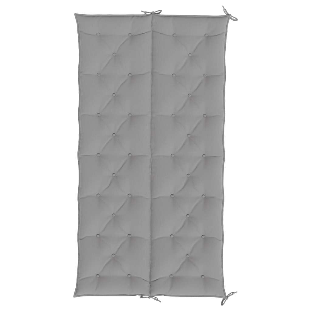 Μαξιλάρι Πάγκου Κήπου Γκρι 200x(50+50)x7 εκ. Ύφασμα Oxford