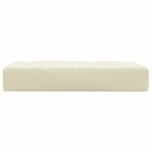 Μαξιλάρι Παλέτας Κρεμ 60 x 60 x 6 εκ. Ύφασμα Oxford