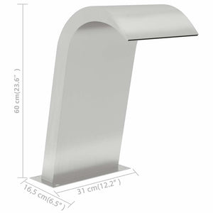 Σιντριβάνι Πισίνας 50 x 30 x 60 εκ. από Ανοξείδωτο Ατσάλι 304 - PAKOBAZAAR