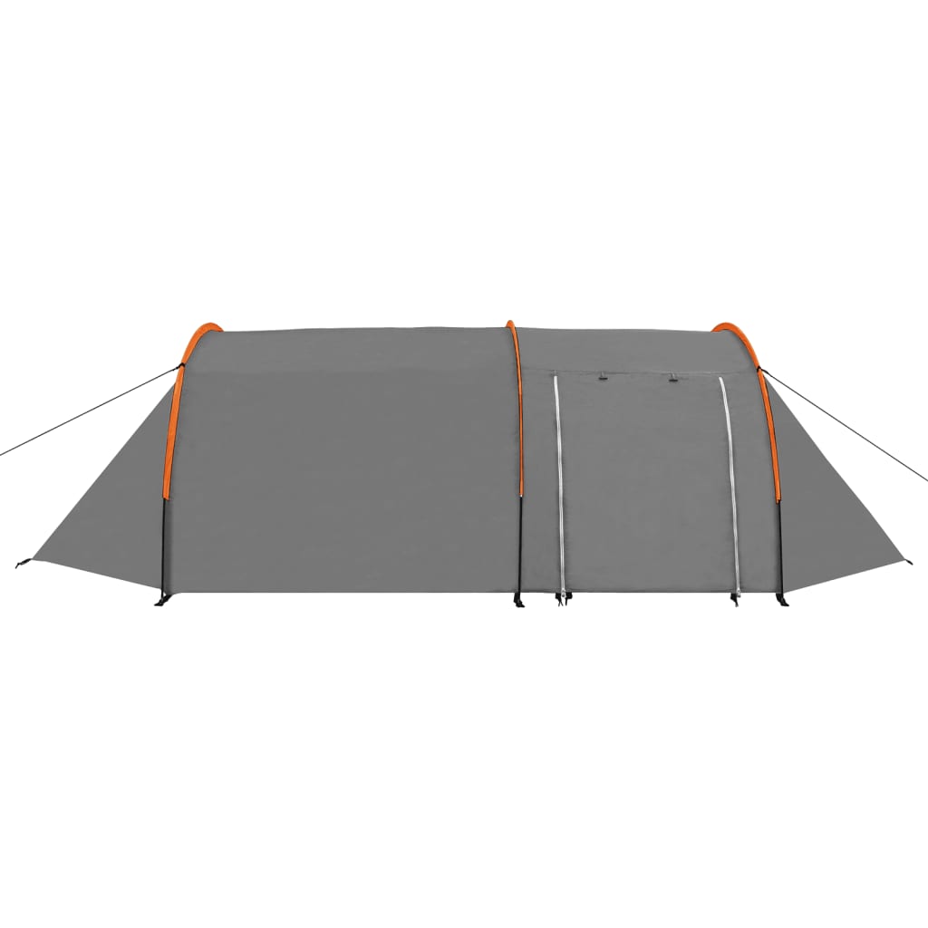 Σκηνή Camping 9 Ατόμων Γκρι / Πορτοκαλί - Pakobazaar