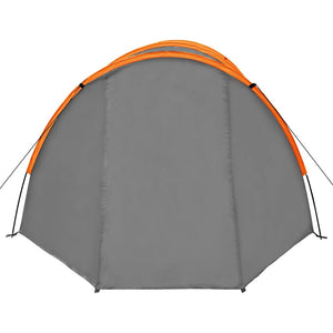 Σκηνή Camping 9 Ατόμων Γκρι / Πορτοκαλί