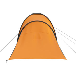 Σκηνή Camping 6 Ατόμων Γκρι / Πορτοκαλί - Pakobazaar