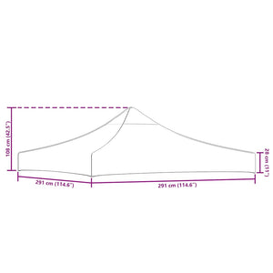 Κάλυμμα Τέντας Εκδηλώσεων Τερακότα 3 x 3 μ. 270 γρ/μ²