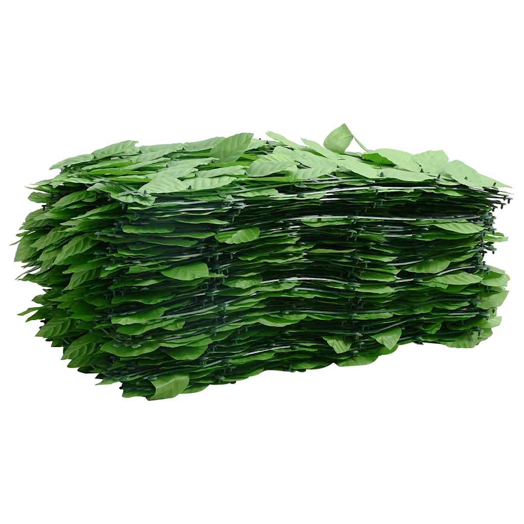 Διαχωριστικό Βεράντας με Πράσινα Φύλλα 300 x 100 εκ.