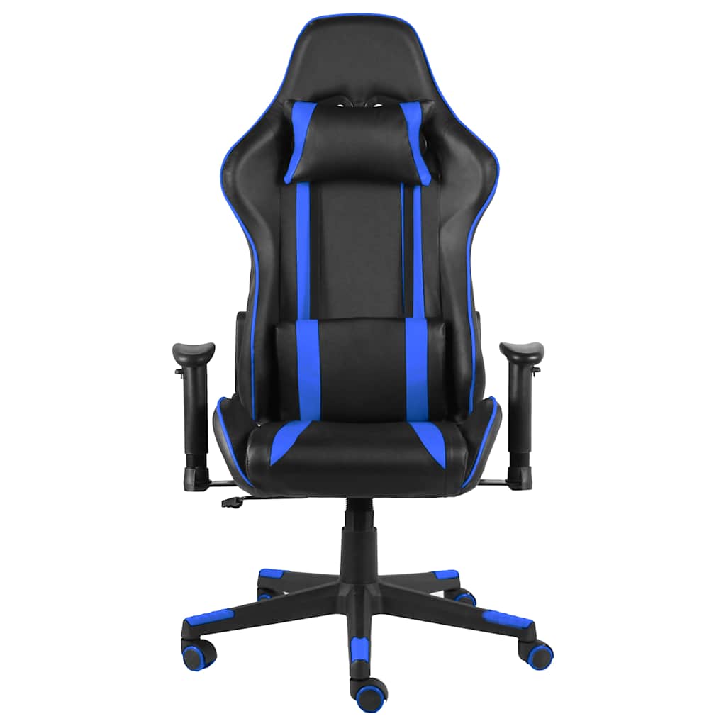 Καρέκλα Gaming Περιστρεφόμενη Μπλε από PVC