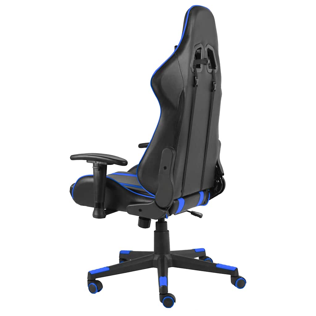 Καρέκλα Gaming Περιστρεφόμενη Μπλε από PVC