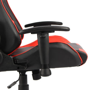 Καρέκλα Gaming Περιστρεφόμενη Κόκκινη PVC - PAKOBAZAAR