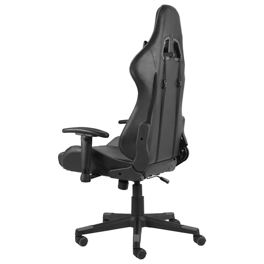 Καρέκλα Gaming Περιστρεφόμενη Γκρι PVC