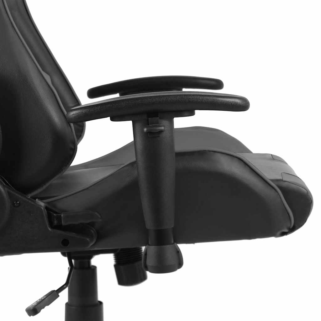 Καρέκλα Gaming Περιστρεφόμενη Γκρι PVC