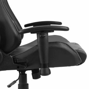 Καρέκλα Gaming Περιστρεφόμενη Γκρι PVC