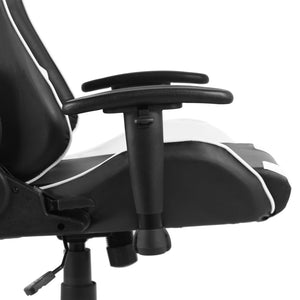 Καρέκλα Gaming Περιστρεφόμενη Λευκή PVC - PAKOBAZAAR